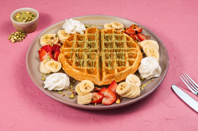 PISTACHIO WAFFLE